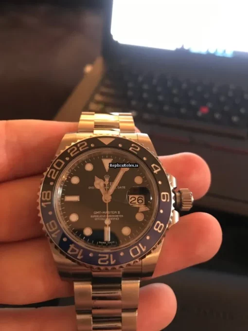 Quality Knockoff Rolex Gmt-master II 116710blnr Caliber 3186 Automatic Movement 40mm Steel Case Mens/unisex Watch - Image 7