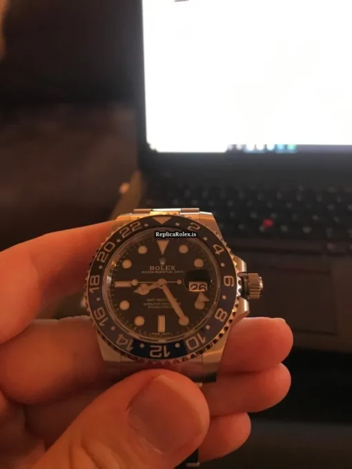 Quality Knockoff Rolex Gmt-master II 116710blnr Caliber 3186 Automatic Movement 40mm Steel Case Mens/unisex Watch - Image 8