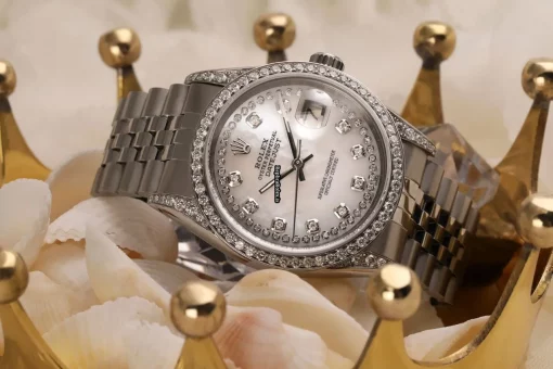 Fabulous Knockoff Rolex Datejust 16014 Automatic Movement 36mm Steel Case Mens/unisex Watch - Image 4