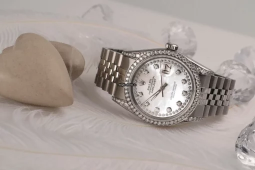 Fabulous Knockoff Rolex Datejust 16014 Automatic Movement 36mm Steel Case Mens/unisex Watch - Image 6