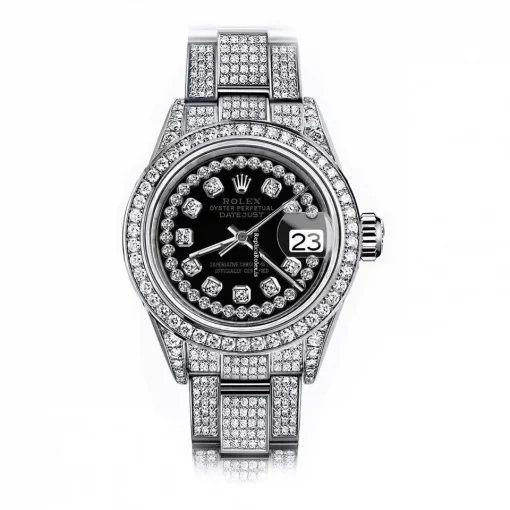Remarkable Replicas Rolex Oyster Perpetual Lady Date 69160 Automatic Movement 26mm Steel Case Womens Watch