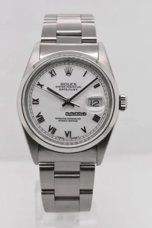 Stylish Replica Rolex Datejust 16200 Caliber 3135 Automatic Movement 36mm Steel Case Mens/unisex Watch