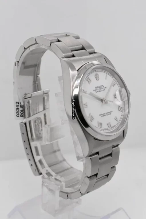 Stylish Replica Rolex Datejust 16200 Caliber 3135 Automatic Movement 36mm Steel Case Mens/unisex Watch - Image 3