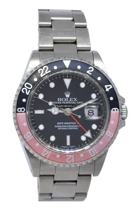Pleasing Replica Rolex Gmt-master II 16710 Automatic Movement 40mm Steel Case Mens/unisex Watch - Image 2