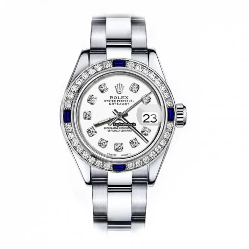 Amazing Copies Rolex Oyster Perpetual Lady Date 69160 Automatic Movement 26mm Steel Case Womens Watch