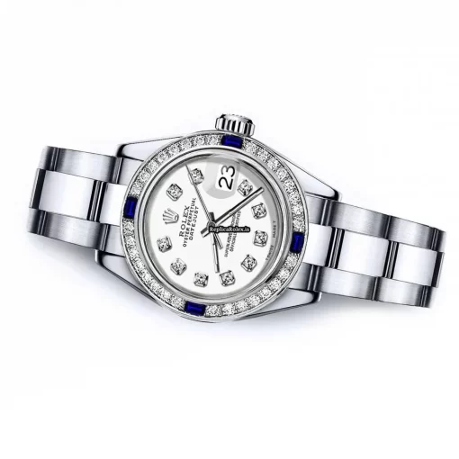 Amazing Copies Rolex Oyster Perpetual Lady Date 69160 Automatic Movement 26mm Steel Case Womens Watch - Image 2
