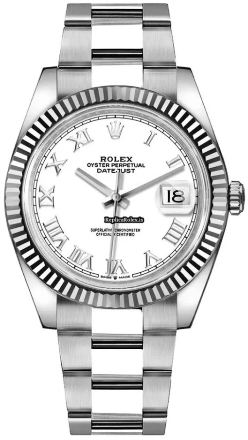 High Quality Fake Rolex Datejust 126334-whtro Caliber 3235 Automatic Movement 41mm Steel Case Mens/unisex Watch