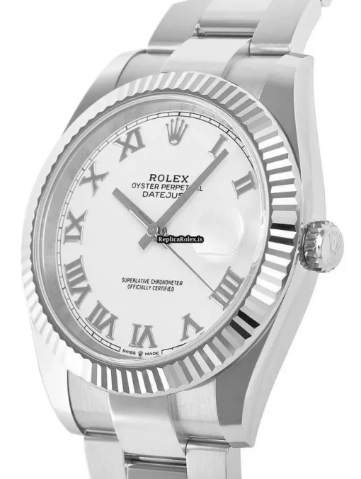 High Quality Fake Rolex Datejust 126334-whtro Caliber 3235 Automatic Movement 41mm Steel Case Mens/unisex Watch - Image 2