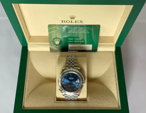 Swiss Fake Rolex Datejust 126300 Caliber 3235 Automatic Movement 41x48mm Steel Case Mens/unisex Watch - Image 7