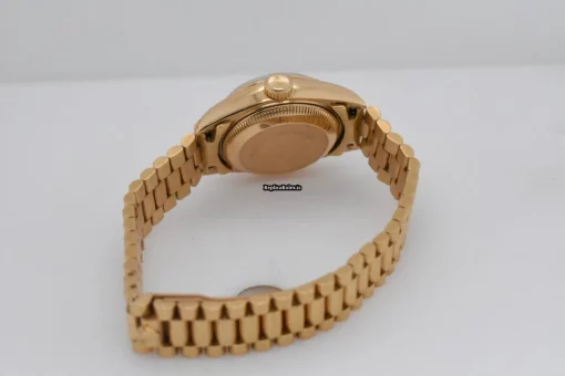 Distinctive Fake Rolex Lady-datejust 69188 Automatic Movement 26mm Yellow Gold Case Womens Watch - Image 4