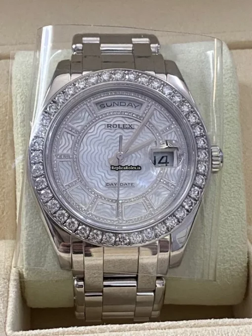 Distinctive Replica Rolex Day-date 18946-0085 39.5mm Platinum Case Mens/unisex Watch