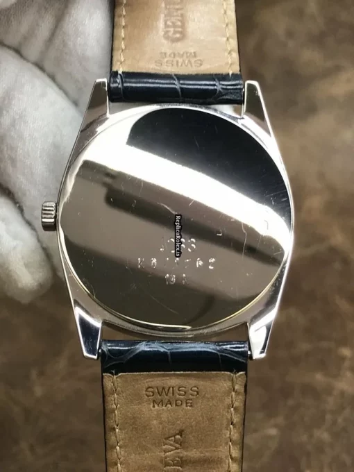 Luxury Replica Rolex Cellini Danaos 4233 Manual Winding Movement 33mm White Gold Case Watch - Image 10