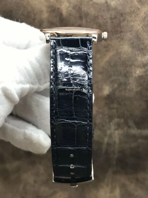 Luxury Replica Rolex Cellini Danaos 4233 Manual Winding Movement 33mm White Gold Case Watch - Image 6