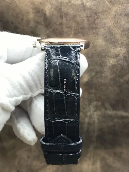 Luxury Replica Rolex Cellini Danaos 4233 Manual Winding Movement 33mm White Gold Case Watch - Image 7