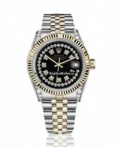 Fantastic Replica Rolex Datejust 16013 Automatic Movement 36mm Gold/steel Case Mens/unisex Watch