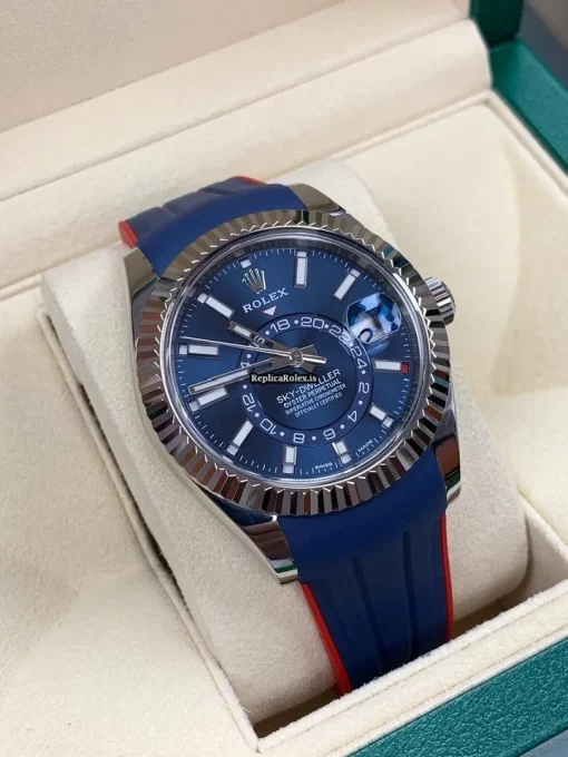 Discount Replica Rolex Sky-dweller 326934 Caliber 9001 Automatic Movement 42mm Steel Case Mens/unisex Watch - Image 2