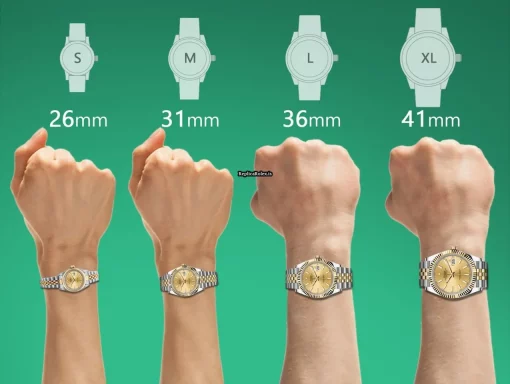 1:1 Fake Rolex Lady-datejust 69173 Automatic Movement 26mm Gold/steel Case Womens Watch - Image 7