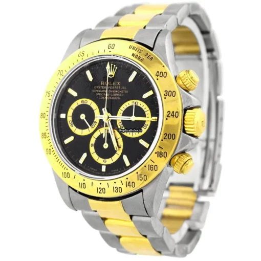 Nice Replica Rolex Daytona 16523 Caliber 4030 Automatic Movement 40mm Gold/steel Case Mens/unisex Watch - Image 2