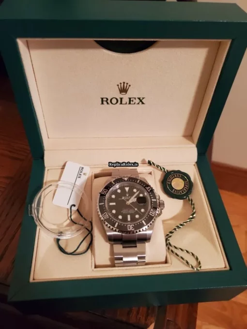 Durable Fake Rolex Sea-dweller 126600 Caliber 3235 Automatic Movement 43mm Steel Case Mens/unisex Watch - Image 8