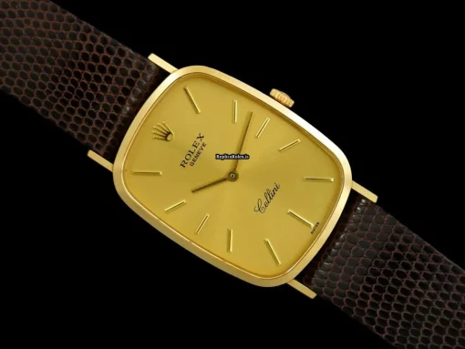 Appealing Copy Rolex Cellini 8256sh Caliber 1600 Manual Winding Movement 26.2x41mm Yellow Gold Case Mens/unisex Watch