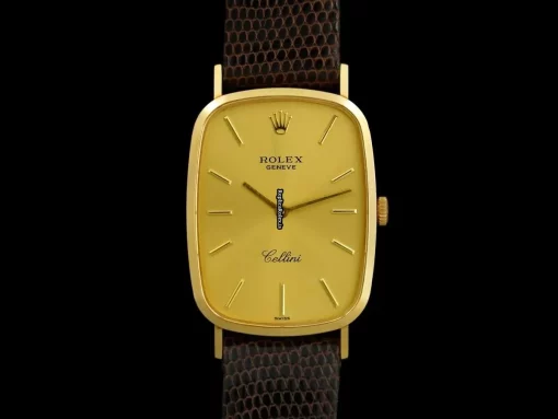 Appealing Copy Rolex Cellini 8256sh Caliber 1600 Manual Winding Movement 26.2x41mm Yellow Gold Case Mens/unisex Watch - Image 2