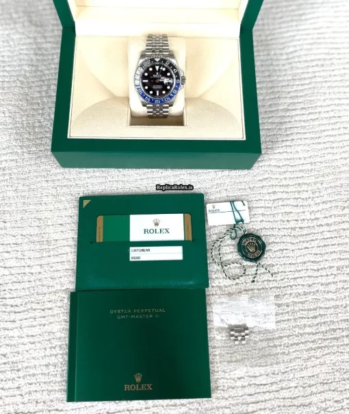 Great Replica Rolex Gmt-master II 126710blnr Caliber 3285 Automatic Movement 40mm Steel Case Mens/unisex Watch - Image 3