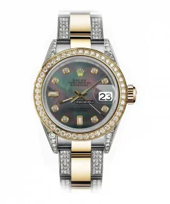 Popular Fakes Rolex Datejust 68173 Automatic Movement 31mm Gold/steel Case Womens Watch