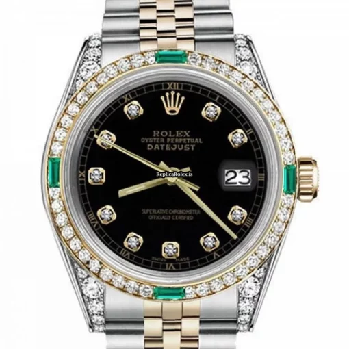 Quality Copy Rolex Datejust 16013 Automatic Movement 36mm Gold/steel Case Mens/unisex Watch