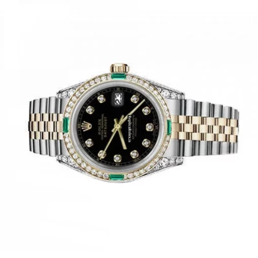 Quality Copy Rolex Datejust 16013 Automatic Movement 36mm Gold/steel Case Mens/unisex Watch - Image 2
