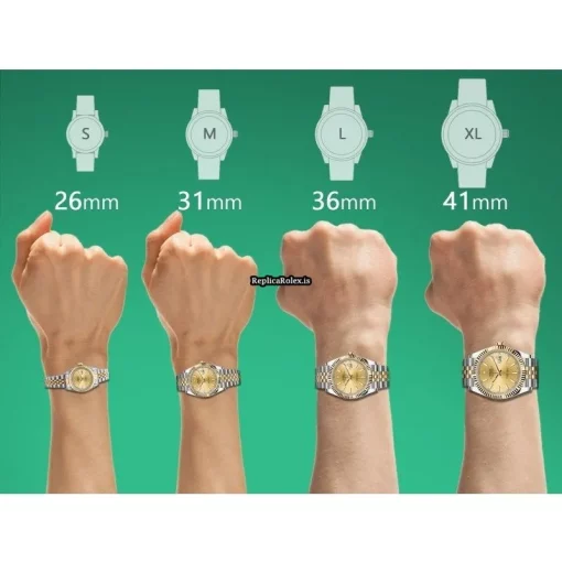 Quality Copy Rolex Datejust 16013 Automatic Movement 36mm Gold/steel Case Mens/unisex Watch - Image 7