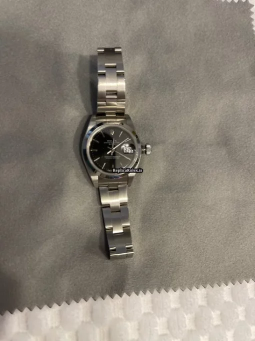 Incredible Replica Rolex Oyster Perpetual Lady Date 79160 Caliber 2235 Automatic Movement 26mm Steel Case Womens Watch - Image 12