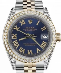 Great Clone Rolex Datejust 16013 Automatic Movement 36mm Gold/steel Case Mens/unisex Watch
