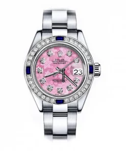 Swiss Replica Rolex Oyster Perpetual Lady Date 69160 Automatic Movement 26mm Steel Case Womens Watch