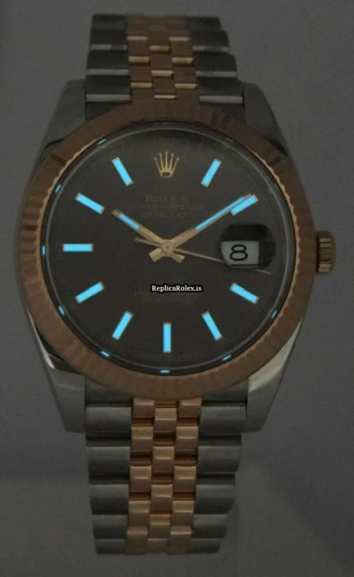 Durable Replica Rolex Datejust II 126331 Automatic Movement 41mm Gold/steel Case Watch - Image 10