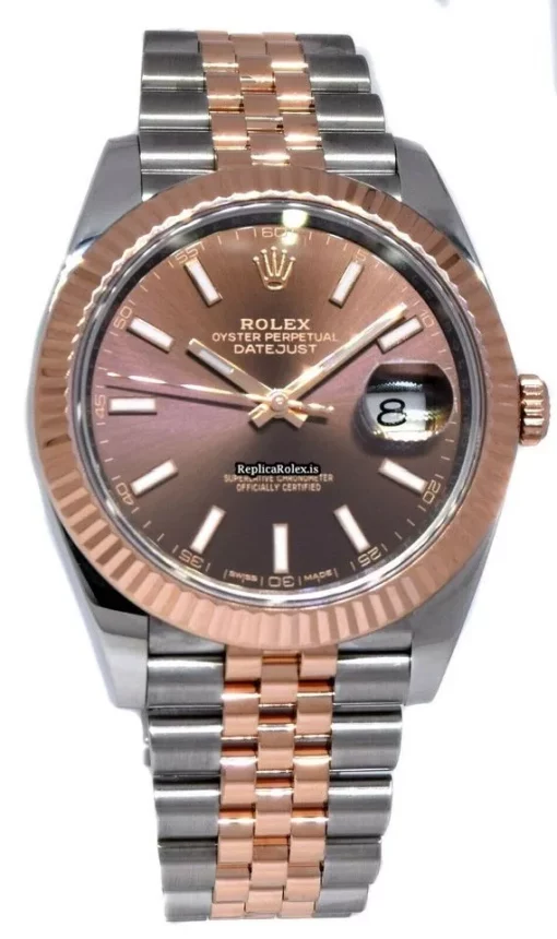 Durable Replica Rolex Datejust II 126331 Automatic Movement 41mm Gold/steel Case Watch - Image 12