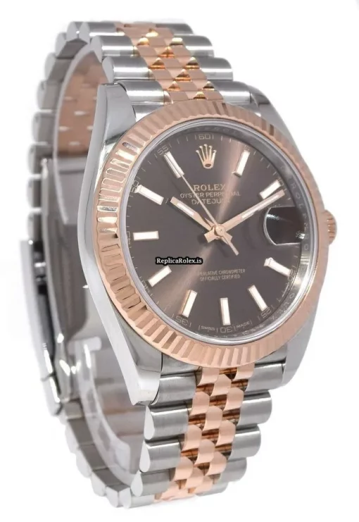 Durable Replica Rolex Datejust II 126331 Automatic Movement 41mm Gold/steel Case Watch - Image 4