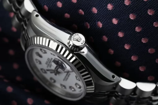 Suitable Fake Rolex Lady-datejust 69174 Automatic Movement 26mm Steel Case Womens Watch - Image 2