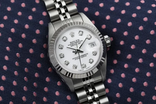 Suitable Fake Rolex Lady-datejust 69174 Automatic Movement 26mm Steel Case Womens Watch - Image 5