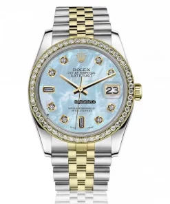 Cool Fake Rolex Datejust 16013 Automatic Movement 36mm Gold/steel Case Mens/unisex Watch