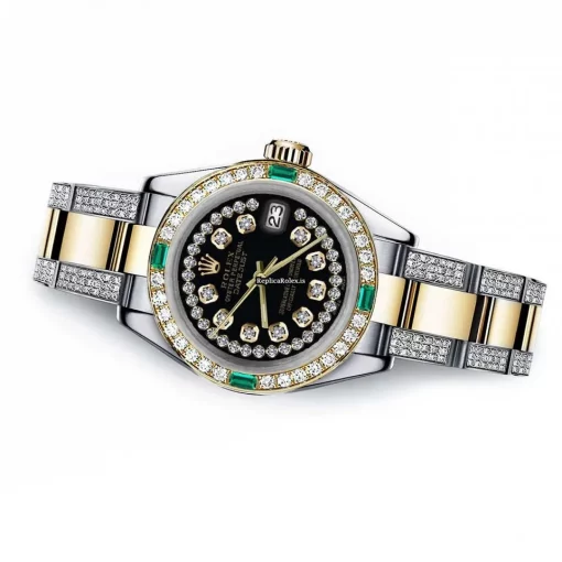 Inexpensive Replica Rolex Datejust 16013 Automatic Movement 36mm Gold/steel Case Mens/unisex Watch - Image 2