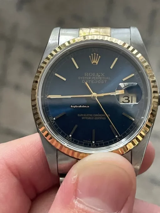 Fabulous Replica Rolex Datejust 16233 Caliber 3135 Automatic Movement 36mm Steel Case Mens/unisex Watch - Image 3