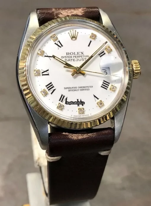 Wonderful Replica Rolex Datejust 16013 Automatic Movement 36mm Steel Case Mens/unisex Watch - Image 4