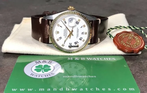 Wonderful Replica Rolex Datejust 16013 Automatic Movement 36mm Steel Case Mens/unisex Watch - Image 6