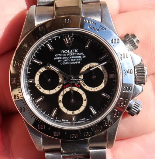 Aaa Replica Rolex Daytona 16520 Zenith El Primero Caliber 4030 Automatic Movement 40mm Steel Case Mens/unisex Watch - Image 7