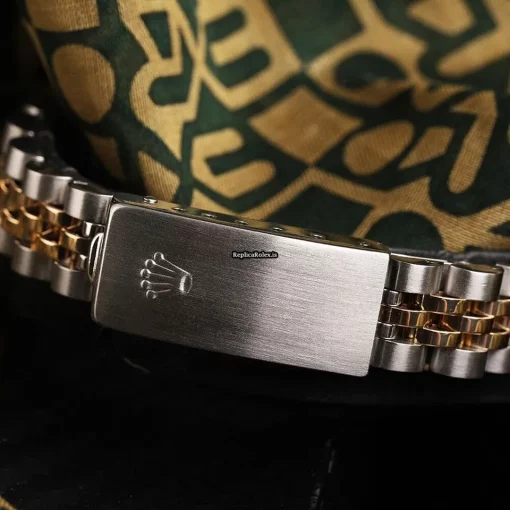 Pleasing Knockoff Rolex Lady-datejust 69173 Automatic Movement 26mm Gold/steel Case Womens Watch - Image 6
