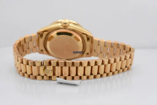 Inexpensive Fake Rolex Lady-datejust 69178 Caliber 2135 Automatic Movement 26mm Yellow Gold Case Womens Watch - Image 5