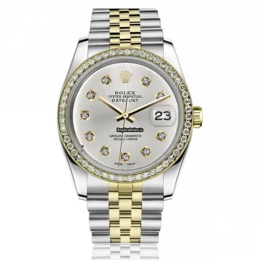Superior Fake Rolex Datejust 16013 Automatic Movement 36mm Gold/steel Case Mens/unisex Watch