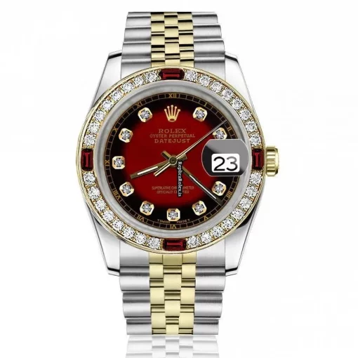 Cool Fake Rolex Datejust 16013 Automatic Movement 36mm Gold/steel Case Mens/unisex Watch