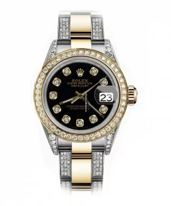 Remarkable Clone Rolex Datejust 68173 Automatic Movement 31mm Gold/steel Case Womens Watch