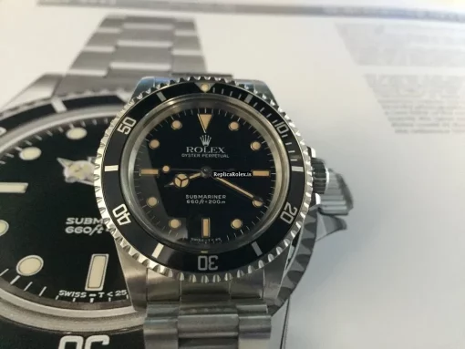 Unique Fakes Rolex Submariner (no Date) 5513 Caliber 1520 Automatic Movement 40mm Steel Case Mens/unisex Watch - Image 2